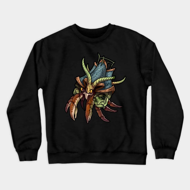 Petrochirus diogenes Crewneck Sweatshirt by Nightgrowler